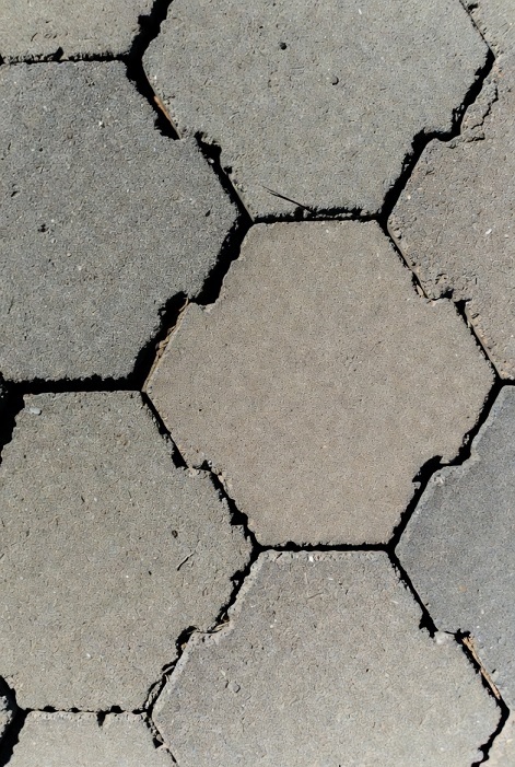 paving block hexagonal