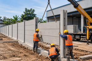 Cara Pemasangan Pagar Panel Beton untuk Area Industri dan Gudang